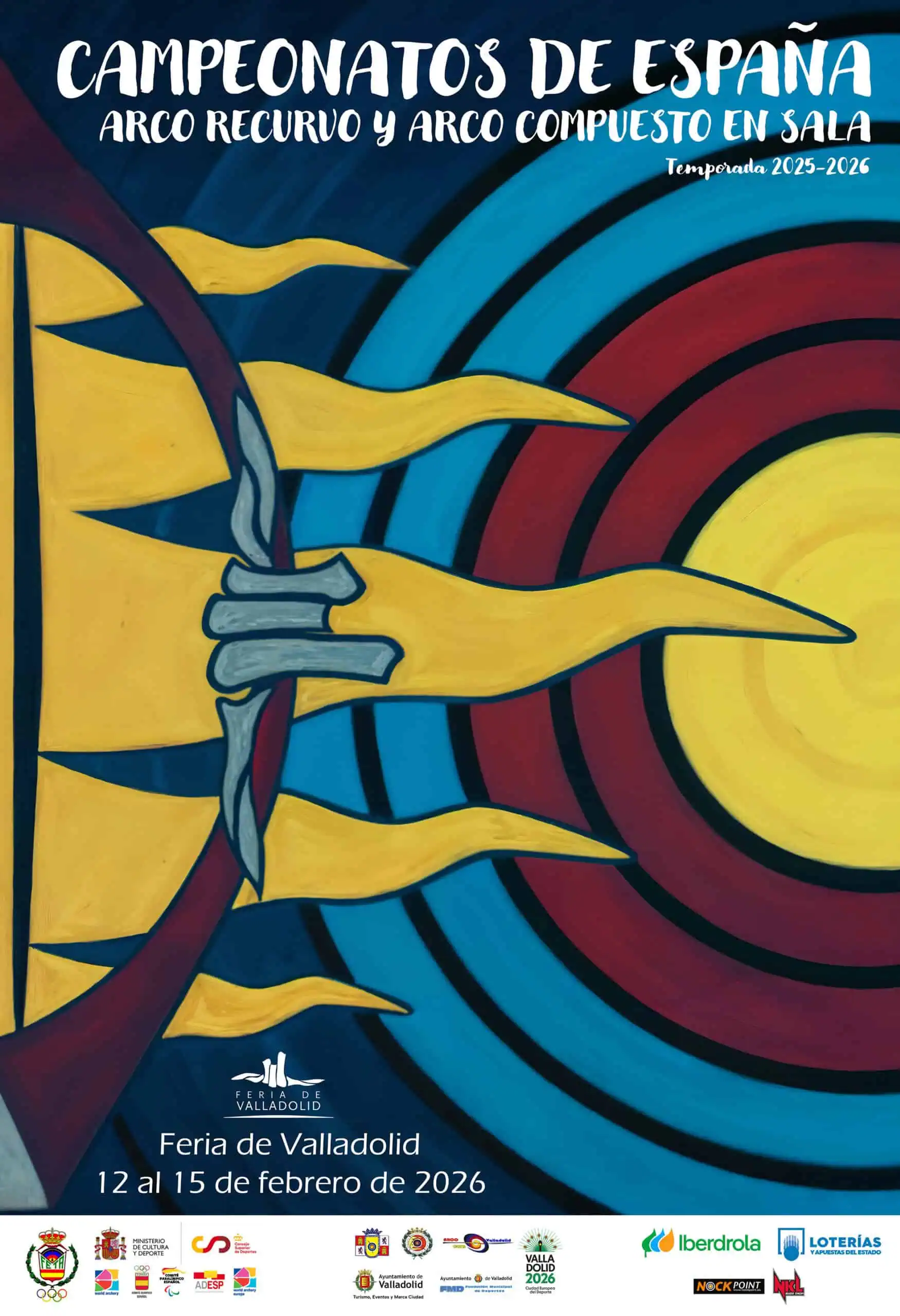Campeonato de España Absoluto de Arco Recurvo y Compuesto en Sala. 2025-2026